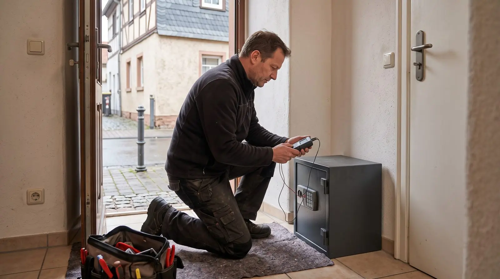 Tresor geht nicht mehr auf: Code vergessen, Batterie leer, Schloss defekt
