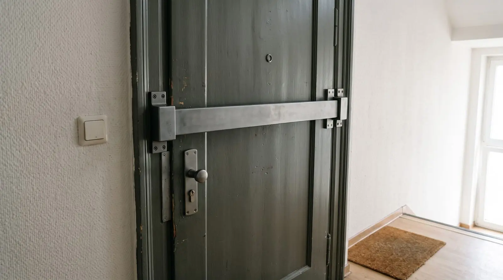 Wohnungstür sichern: Schutzbeschlag, Querriegel, Zusatzschloss